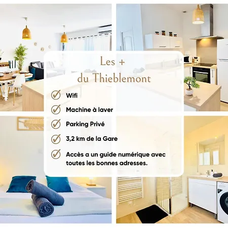 Le Thieblemont - Climatisation - Wifi & Lave Linge Appartement